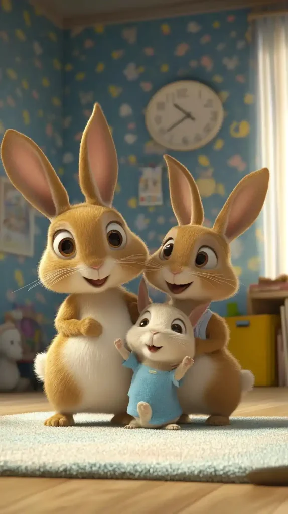 3D Disney Rabbit Family Play