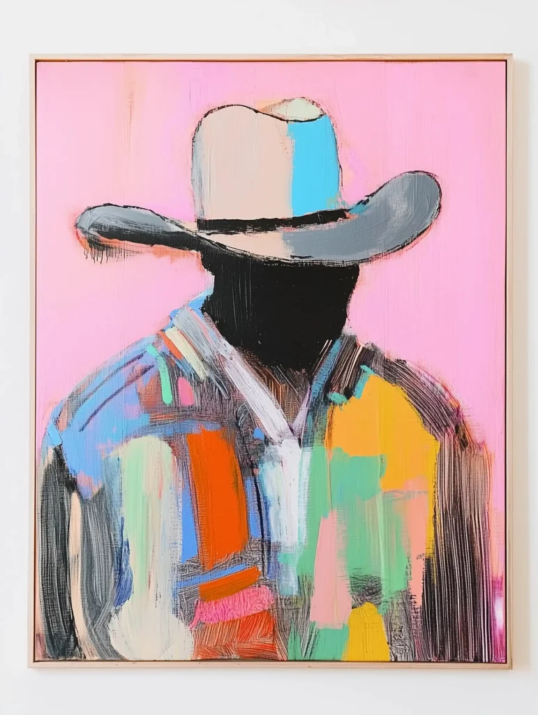 Abstract Cowboy by Lindsey Meyer