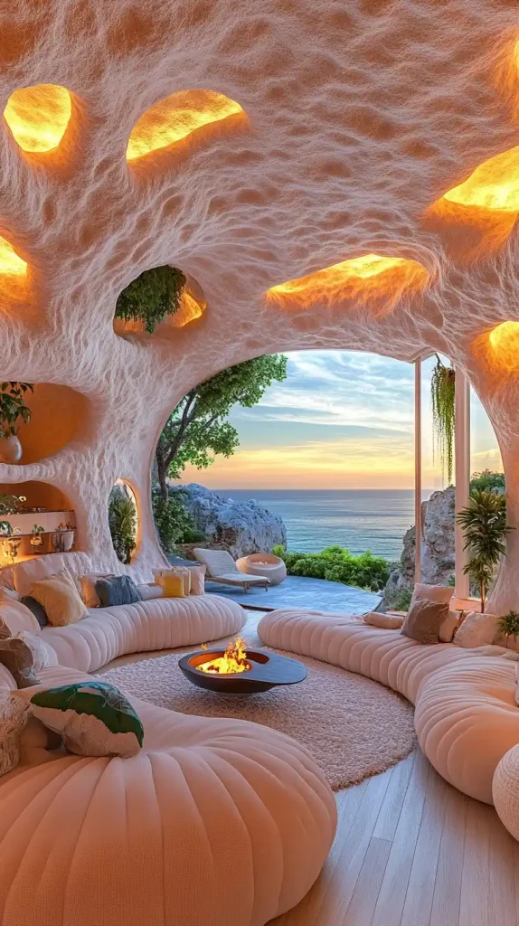 Cave House Living Room