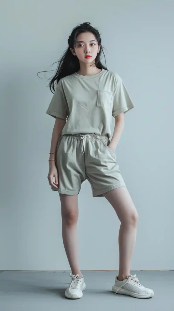 Chinese Model in Casual Wear