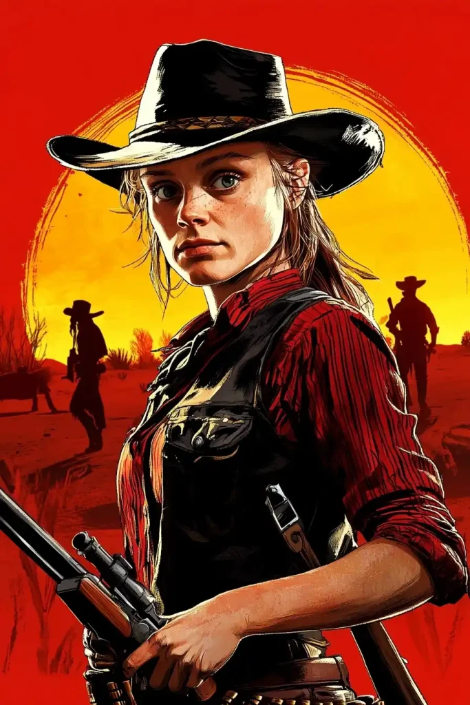 Cowgirl Portrait in Detail