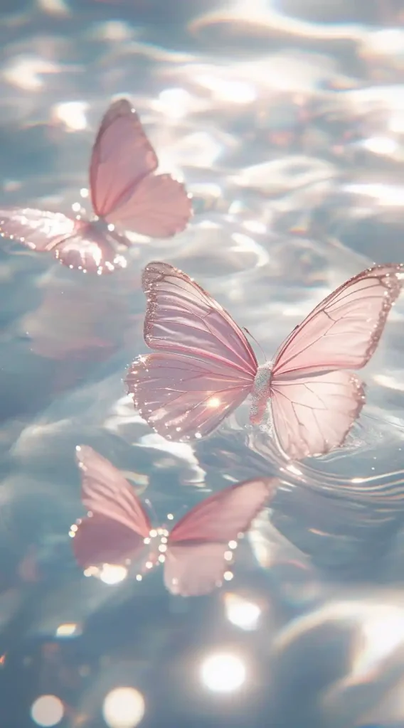 Ethereal Butterfly on Water