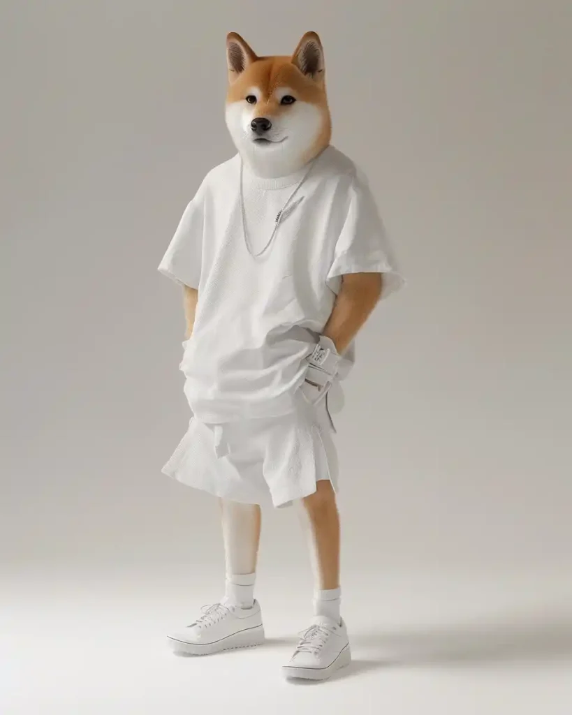 Fashion Model Shiba Inu