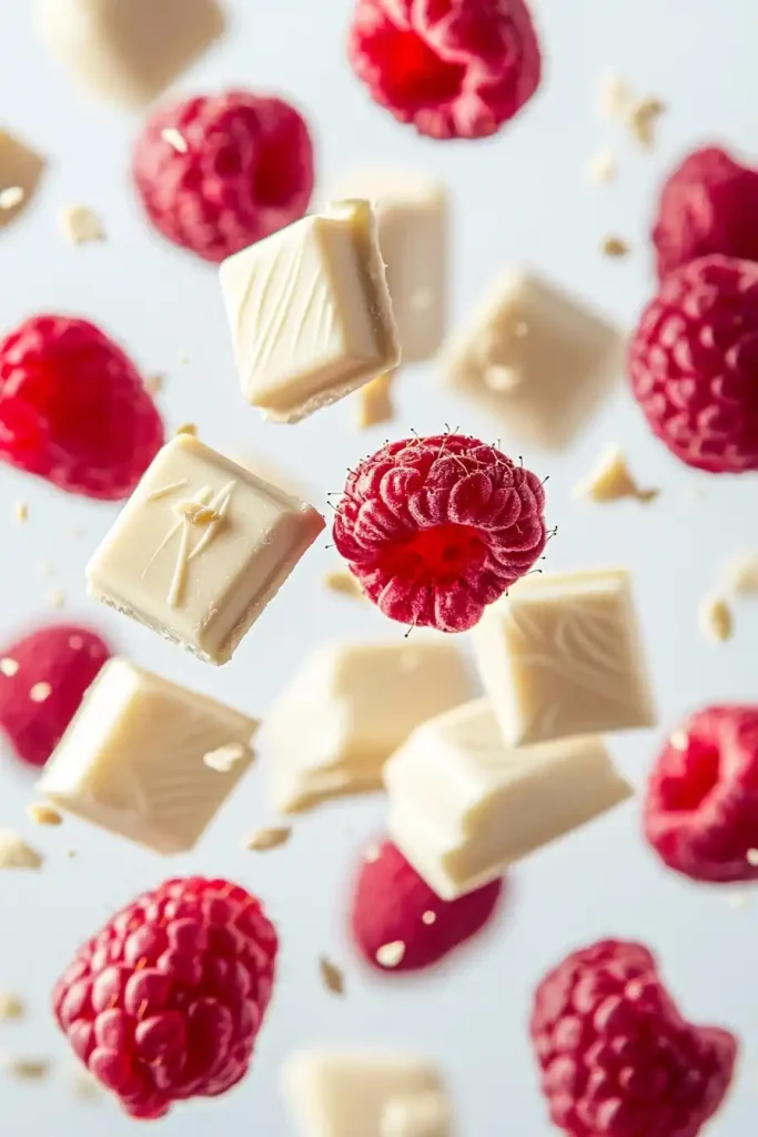 Floating Chocolate and Raspberries