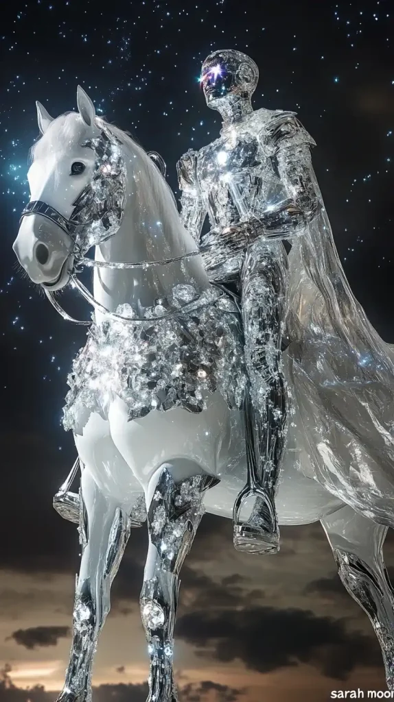 Hyper-Realistic Robot on Horse