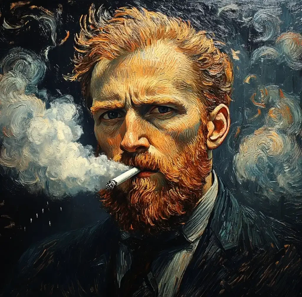 Hyper-Realistic Van Gogh Portrait