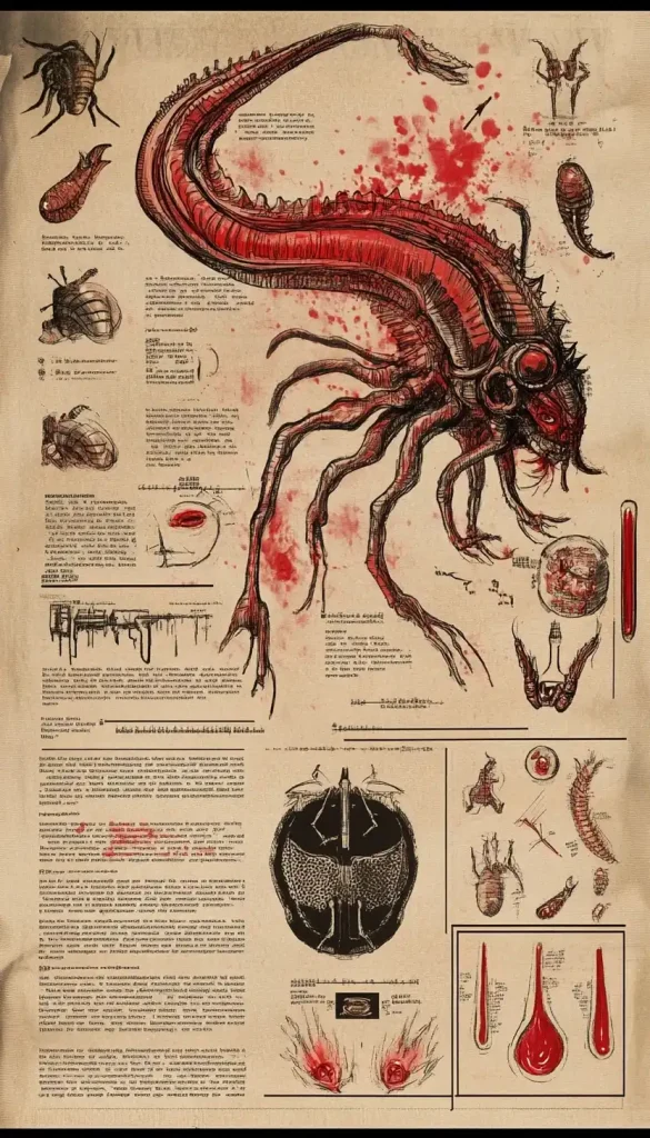 Infographic Cthulhu Attack Schematic