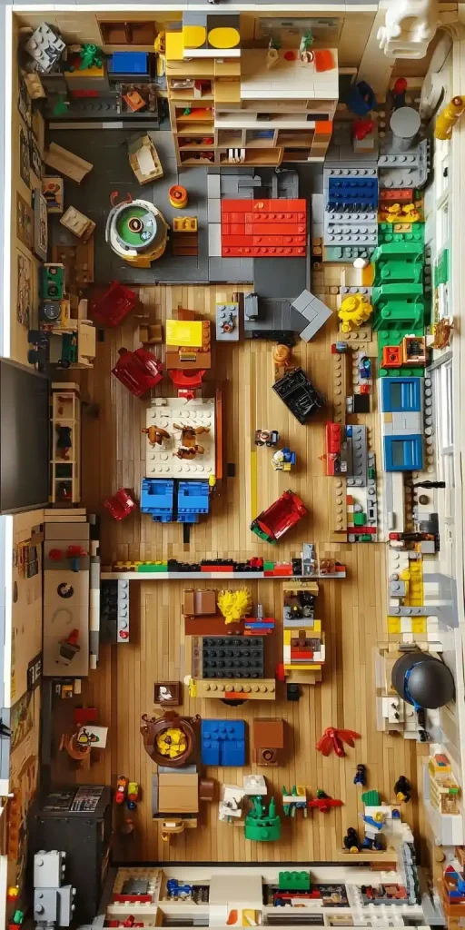 Lego Miniature Room Scene