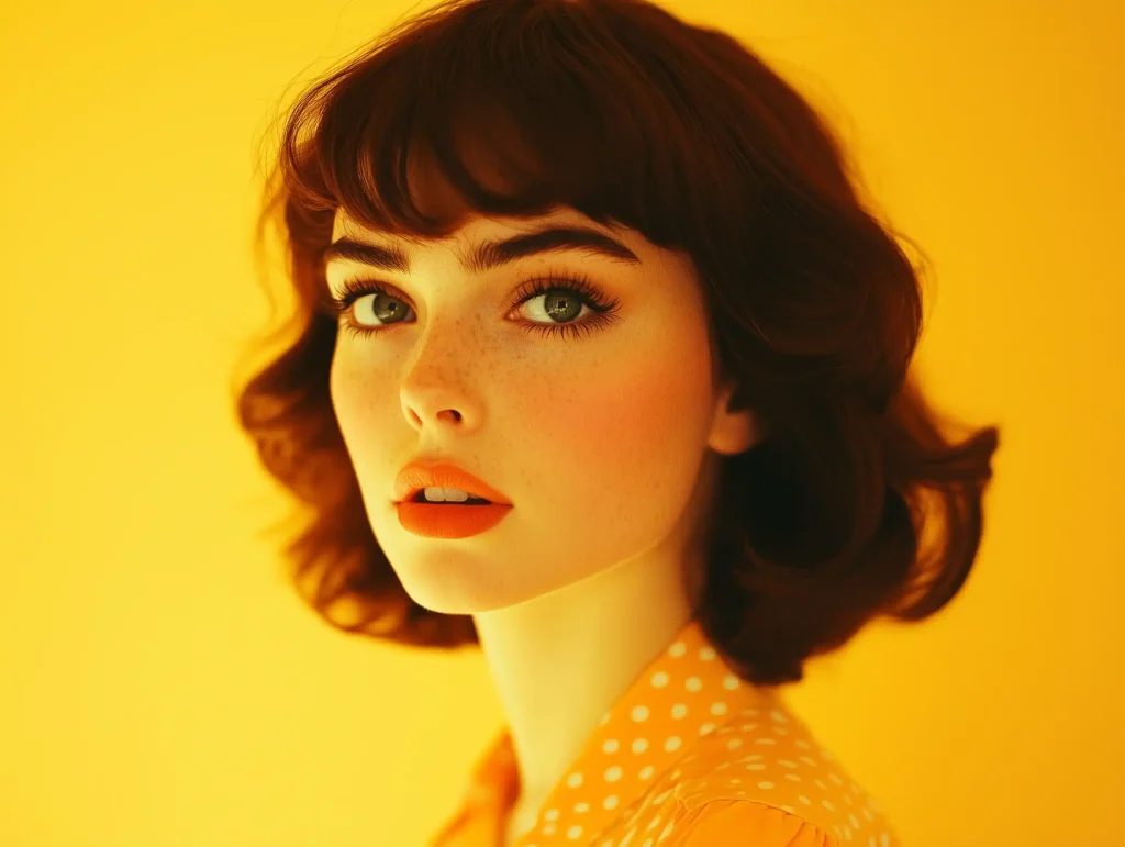 Lily Collins in Kodak Gold