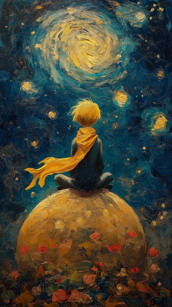 Little Prince on Yellow Planet