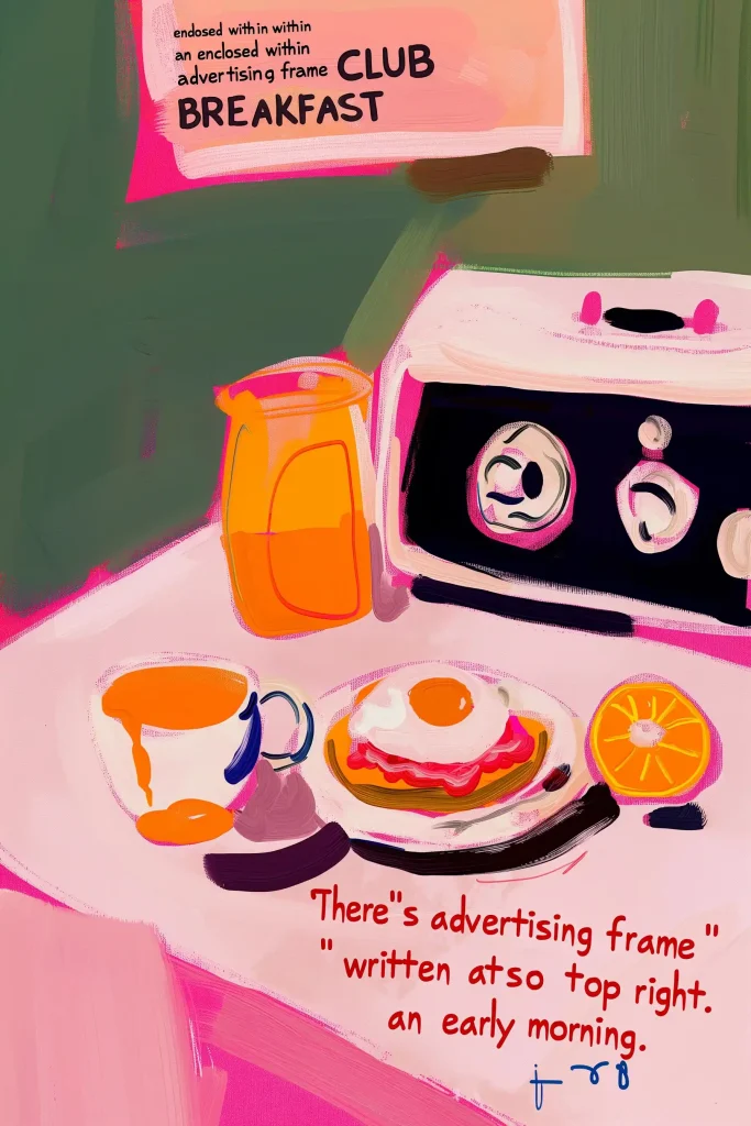 Matisse Style Breakfast Ad