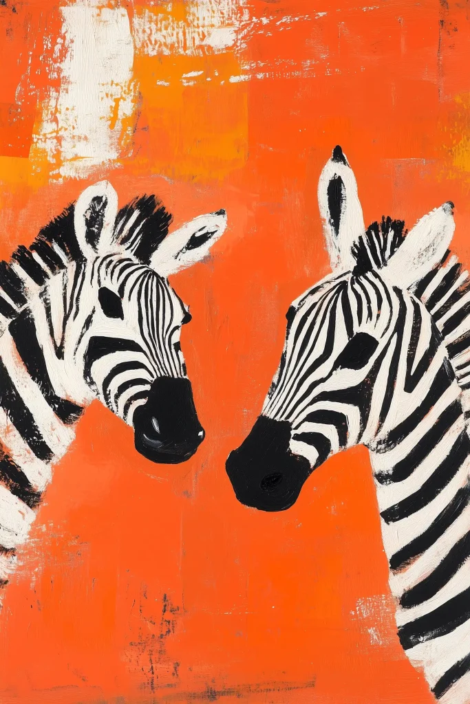 Matisse Zebras in Motion