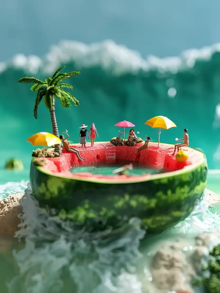 Miniature Melon Beachscape