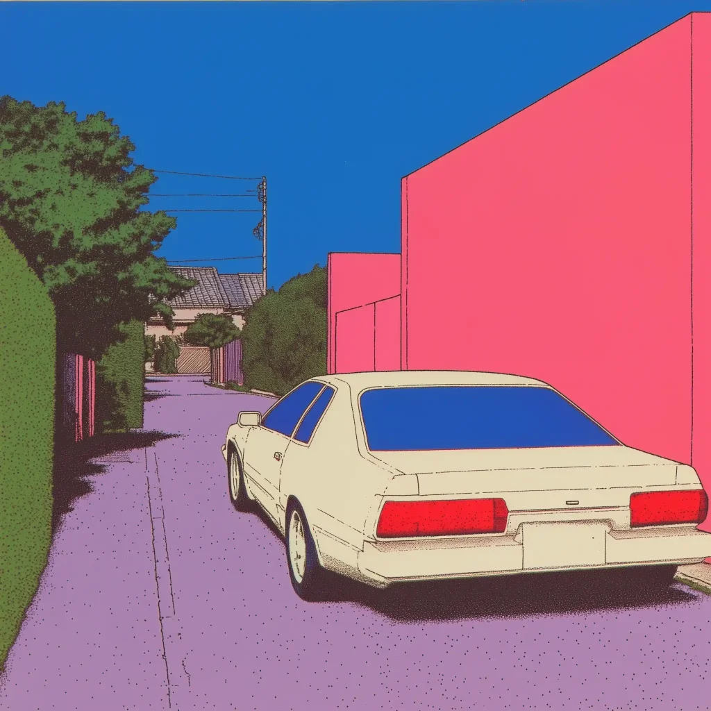 Minimalist JDM Alley Scene