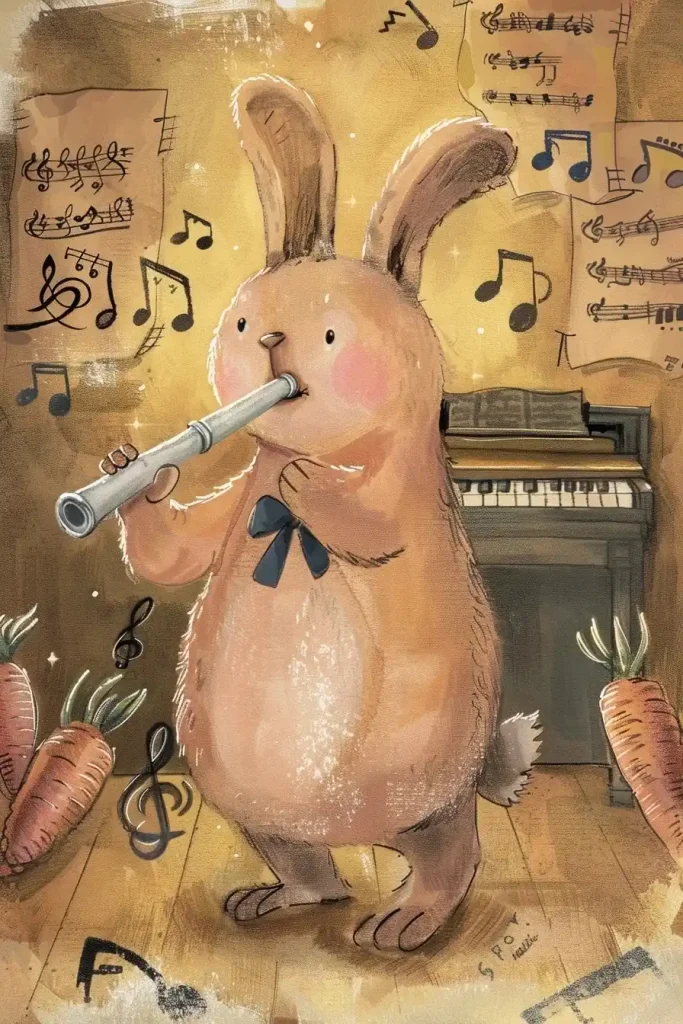 Musical Rabbit in Theatre