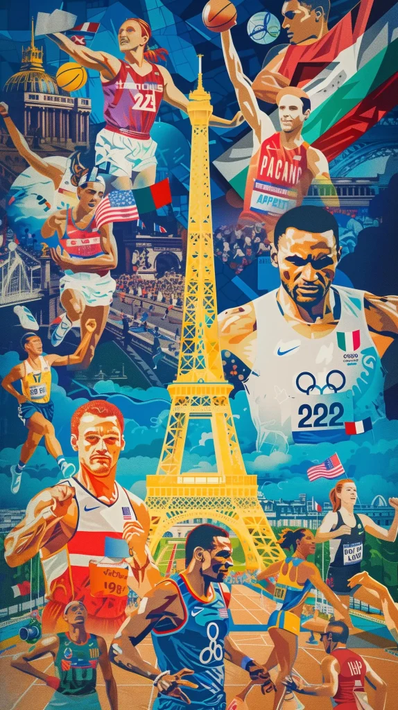 Parisian Olympics Tribute