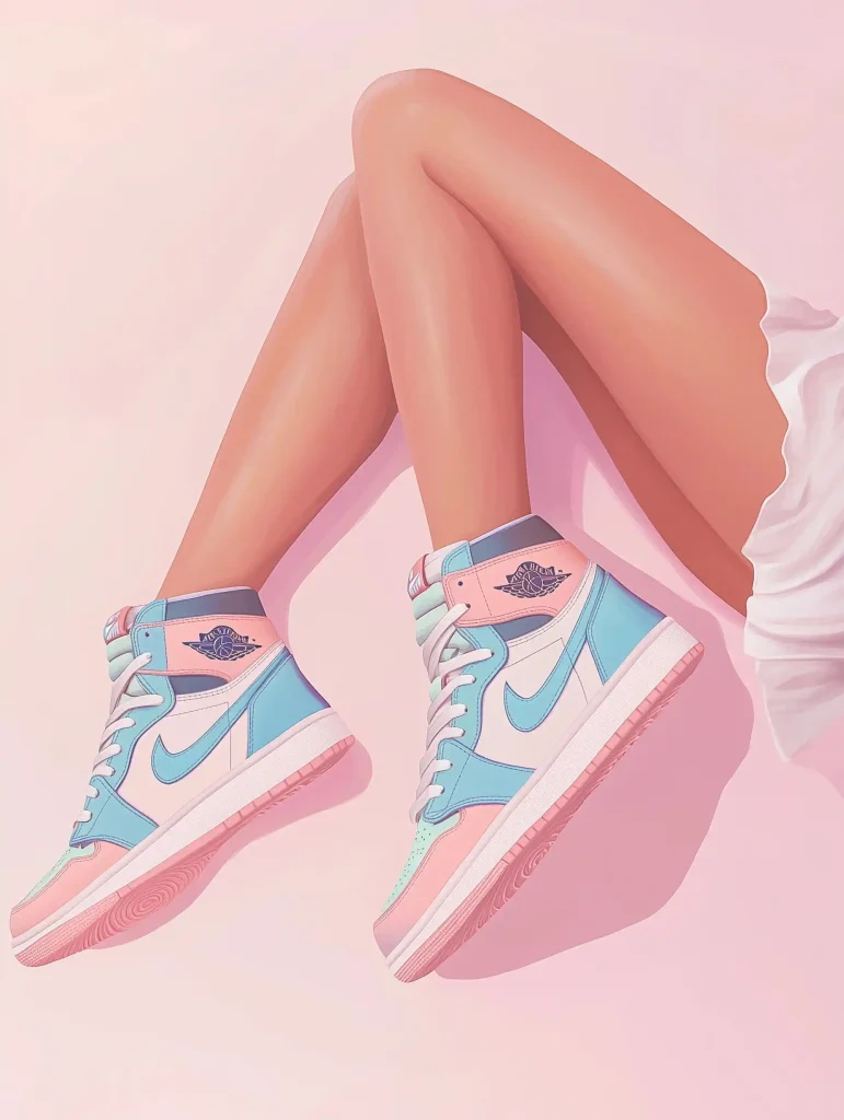 Pastel Sneakers in Air