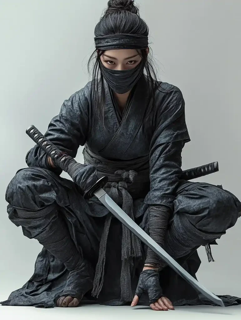 Photo-realistic Shinobi Drawing Katana