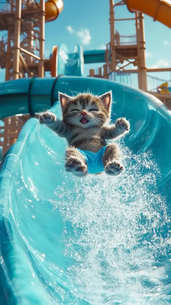 Pixar Kitten Water Slide