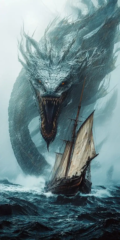 Realistic Sea Serpent Attack