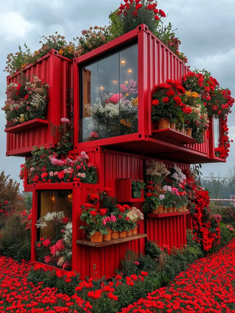 Red Flower Village Design