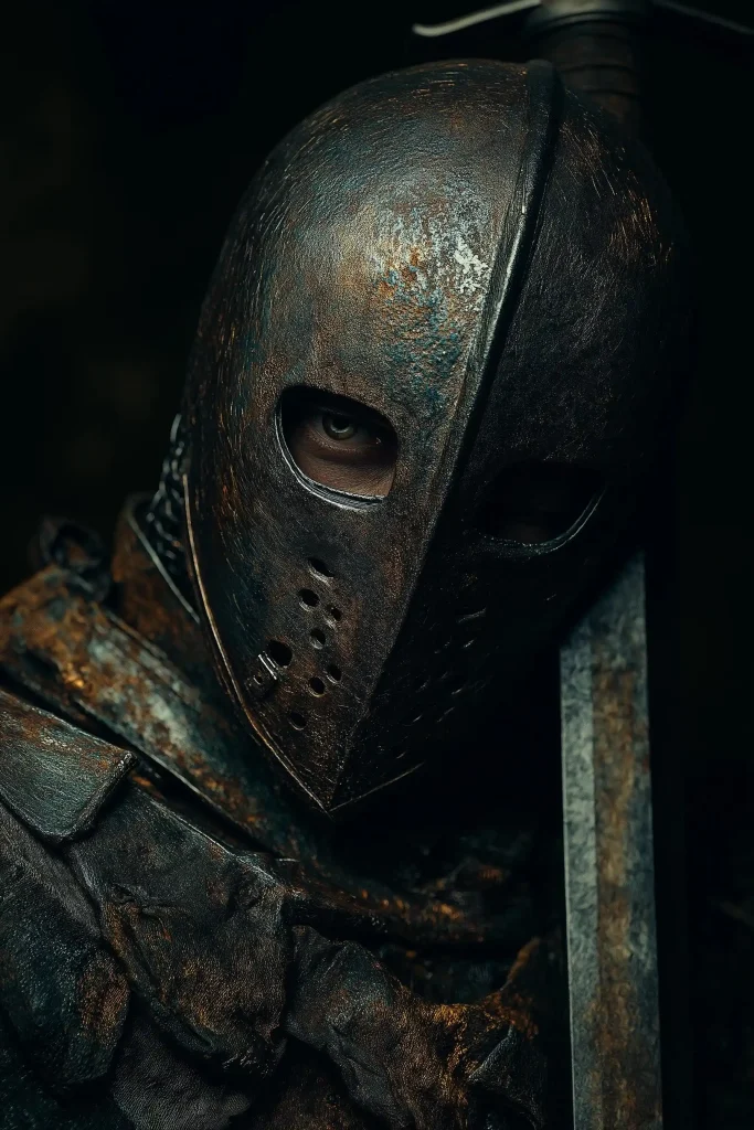 Rusty Knight in Cinematic Light