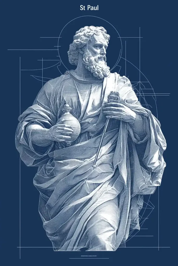 Saint Paul Vector Illustration