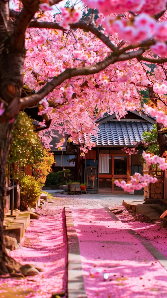 Sakura Road to House