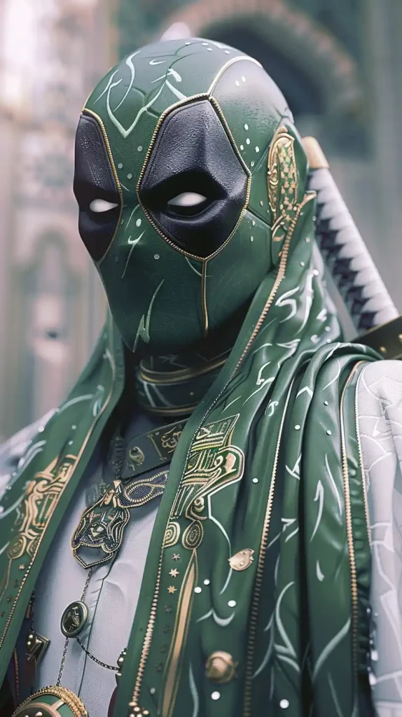 Saudi Deadpool in Green