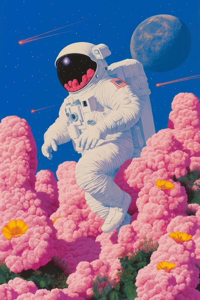 Surreal Cosmic Garden Chase