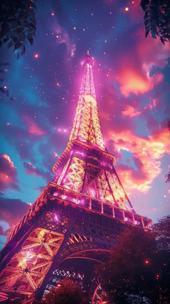 Surreal Eiffel Tower Banners