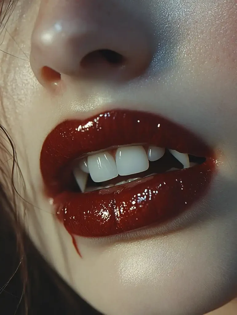 Vampire Mouth in LaChapelle Style