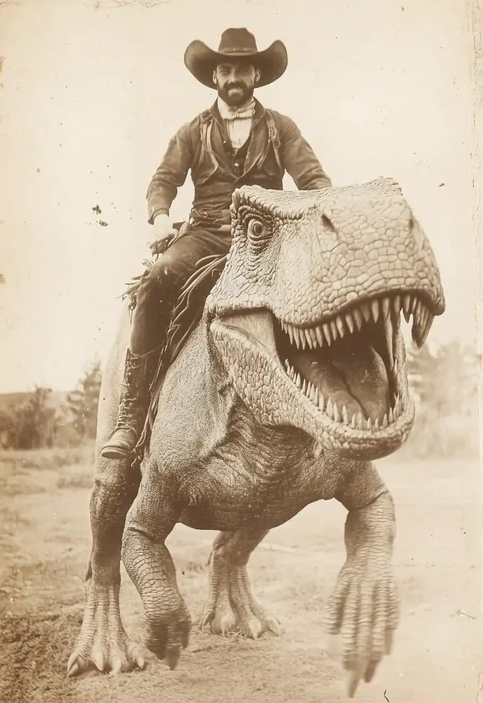 Western Man on Dinosaur