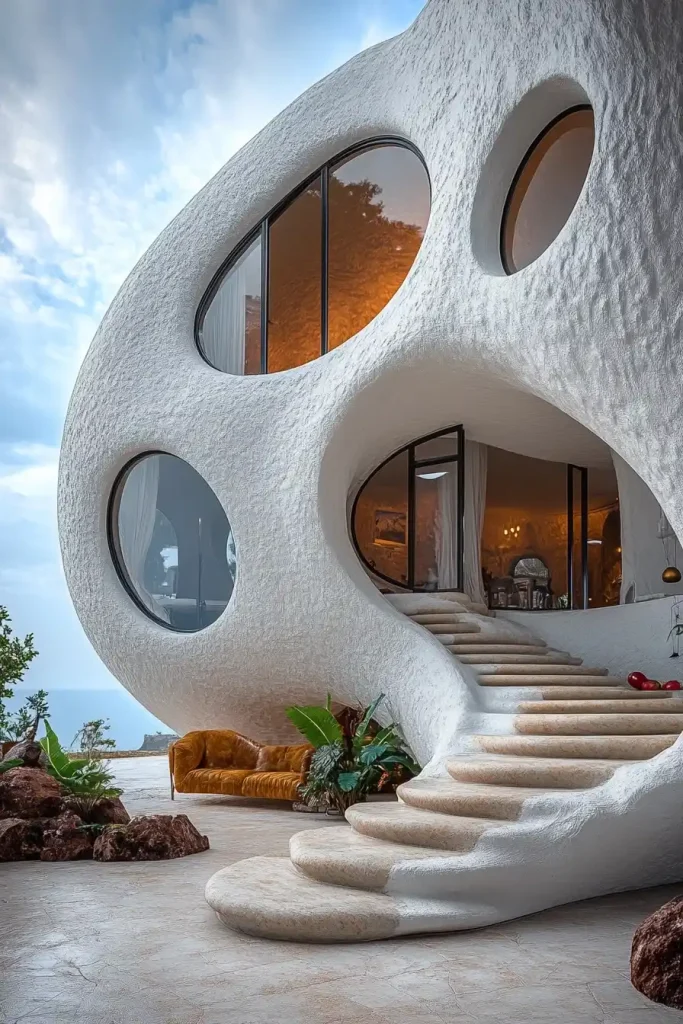 Whimsical Egg-Shaped Mansion