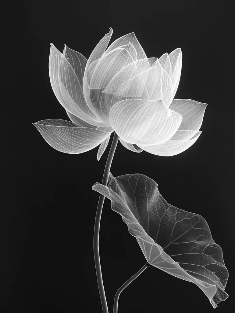 White Lotus on Xuan Paper